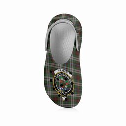 ScotsTee Shop Scottish Fraser Hunting Dress Crest Women's Tartan Height Increasing Clogs