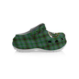 ScotsTee Shop Scottish Duncan of Sketraw Ancient Crest Women's Tartan Height Increasing Clogs