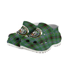 ScotsTee Shop Scottish Duncan of Sketraw Ancient Crest Women's Tartan Height Increasing Clogs