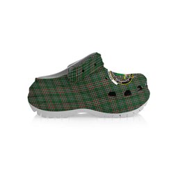 ScotsTee Shop Scottish Gayre Dress Crest Women's Tartan Height Increasing Clogs