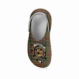 ScotsTee Shop Scottish Drummond of Strathallan Crest Women's Tartan Height Increasing Clogs