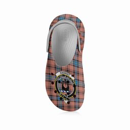 ScotsTee Shop Scottish Hannay Dress Modern Crest Women's Tartan Height Increasing Clogs