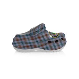 ScotsTee Shop Scottish Gayre Hunting Ancient Crest Women's Tartan Height Increasing Clogs
