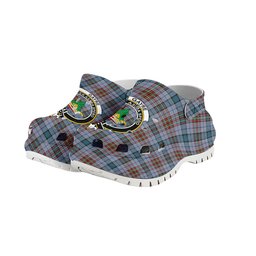 ScotsTee Shop Scottish Gayre Hunting Ancient Crest Women's Tartan Height Increasing Clogs