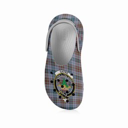 ScotsTee Shop Scottish Gayre Hunting Ancient Crest Women's Tartan Height Increasing Clogs