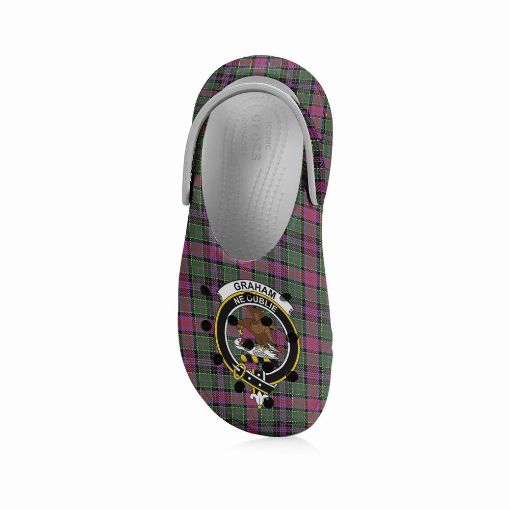 ScotsTee Shop Scottish Graham of Airth Ancient Crest Women's Tartan Height Increasing Clogs