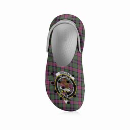 ScotsTee Shop Scottish Graham of Airth Ancient Crest Women's Tartan Height Increasing Clogs