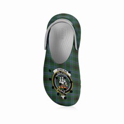 ScotsTee Shop Scottish Duncan of Sketraw Crest Women's Tartan Height Increasing Clogs