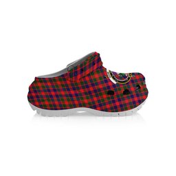 ScotsTee Shop Scottish Gow of Skeoch Crest Women's Tartan Height Increasing Clogs