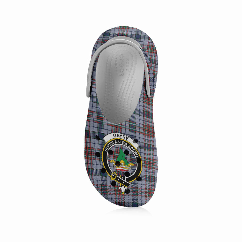 ScotsTee Shop Scottish Gayre Hunting Modern Crest Women's Tartan Height Increasing Clogs