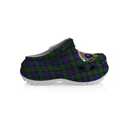 ScotsTee Shop Scottish Ferguson of Balquhidder Crest Women's Tartan Height Increasing Clogs