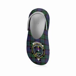 ScotsTee Shop Scottish Ferguson of Balquhidder Crest Women's Tartan Height Increasing Clogs