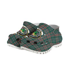 ScotsTee Shop Scottish Gayre Dress Modern Crest Women's Tartan Height Increasing Clogs