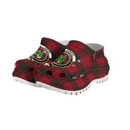 ScotsTee Shop Scottish Grant Vestiarium Scoticum Crest Women's Tartan Height Increasing Clogs