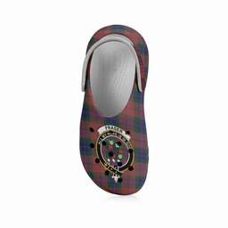 ScotsTee Shop Scottish Fraser of Boblainy Hugh Crest Women's Tartan Height Increasing Clogs