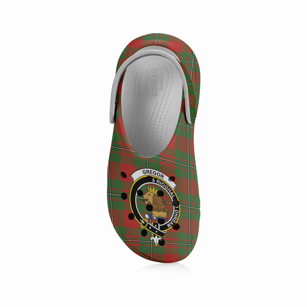 ScotsTee Shop Scottish Gregor of Cardney Ancient Crest Women's Tartan Height Increasing Clogs