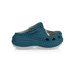 ScotsTee Shop Scottish Kelly Dress Modern Crest Women's Tartan Height Increasing Clogs