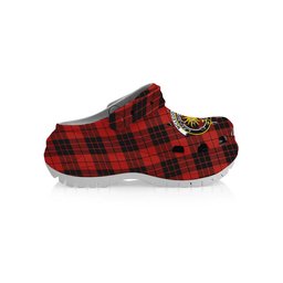ScotsTee Shop Scottish McLeod of Raasay Ancient Crest Women's Tartan Height Increasing Clogs