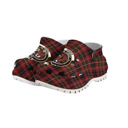 ScotsTee Shop Scottish Innes of Moray Crest Women's Tartan Height Increasing Clogs