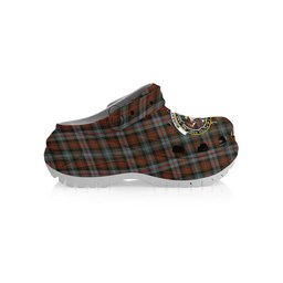 ScotsTee Shop Scottish Murray of Atholl Weathered Crest Women's Tartan Height Increasing Clogs