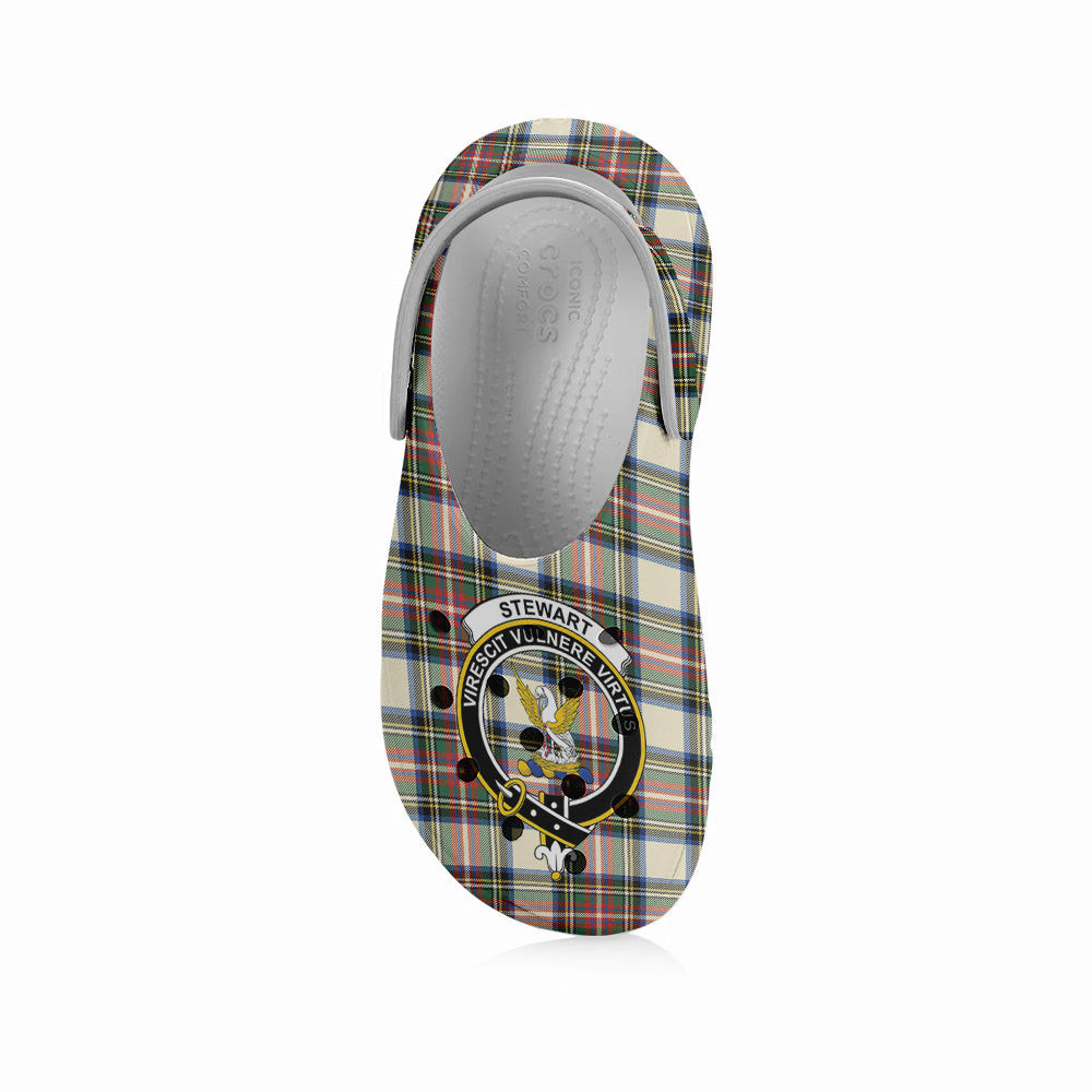 ScotsTee Shop Scottish Stewart Dress Modern SC Crest Women's Tartan Height Increasing Clogs