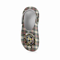 ScotsTee Shop Scottish Stewart Dress Modern SC Crest Women's Tartan Height Increasing Clogs