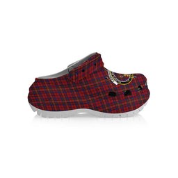 ScotsTee Shop Scottish Cameron of Locheil 1930 Crest Women's Tartan Height Increasing Clogs