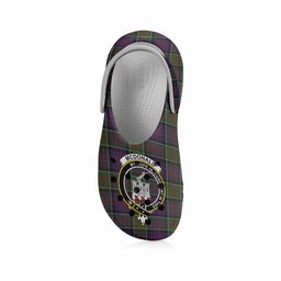 ScotsTee Shop Scottish McDonald of Clan Ranald Modern Crest Women's Tartan Height Increasing Clogs