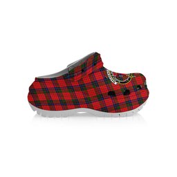 ScotsTee Shop Scottish MacNeacail of Scorrybreac Crest Women's Tartan Height Increasing Clogs