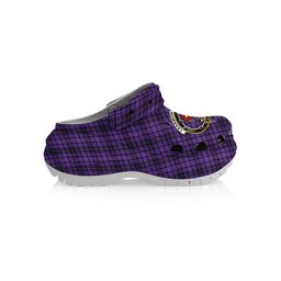 ScotsTee Shop Scottish Learmonth Family Herts Crest Women's Tartan Height Increasing Clogs