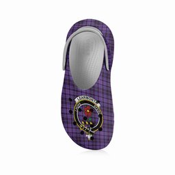 ScotsTee Shop Scottish Learmonth Family Herts Crest Women's Tartan Height Increasing Clogs