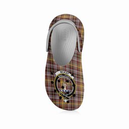 ScotsTee Shop Scottish McKay of Strathnaver Ancient Crest Women's Tartan Height Increasing Clogs