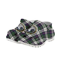 ScotsTee Shop Scottish MacCallum Dress Modern Crest Women's Tartan Height Increasing Clogs