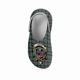 ScotsTee Shop Scottish Ogilvie (Ogilvy) Hunting Crest Women's Tartan Height Increasing Clogs