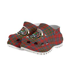 ScotsTee Shop Scottish Murray of Tullibardine Ancient Crest Women's Tartan Height Increasing Clogs
