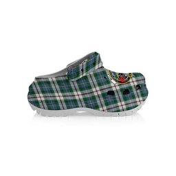 ScotsTee Shop Scottish McLeod Of Californian Ancient Crest Women's Tartan Height Increasing Clogs