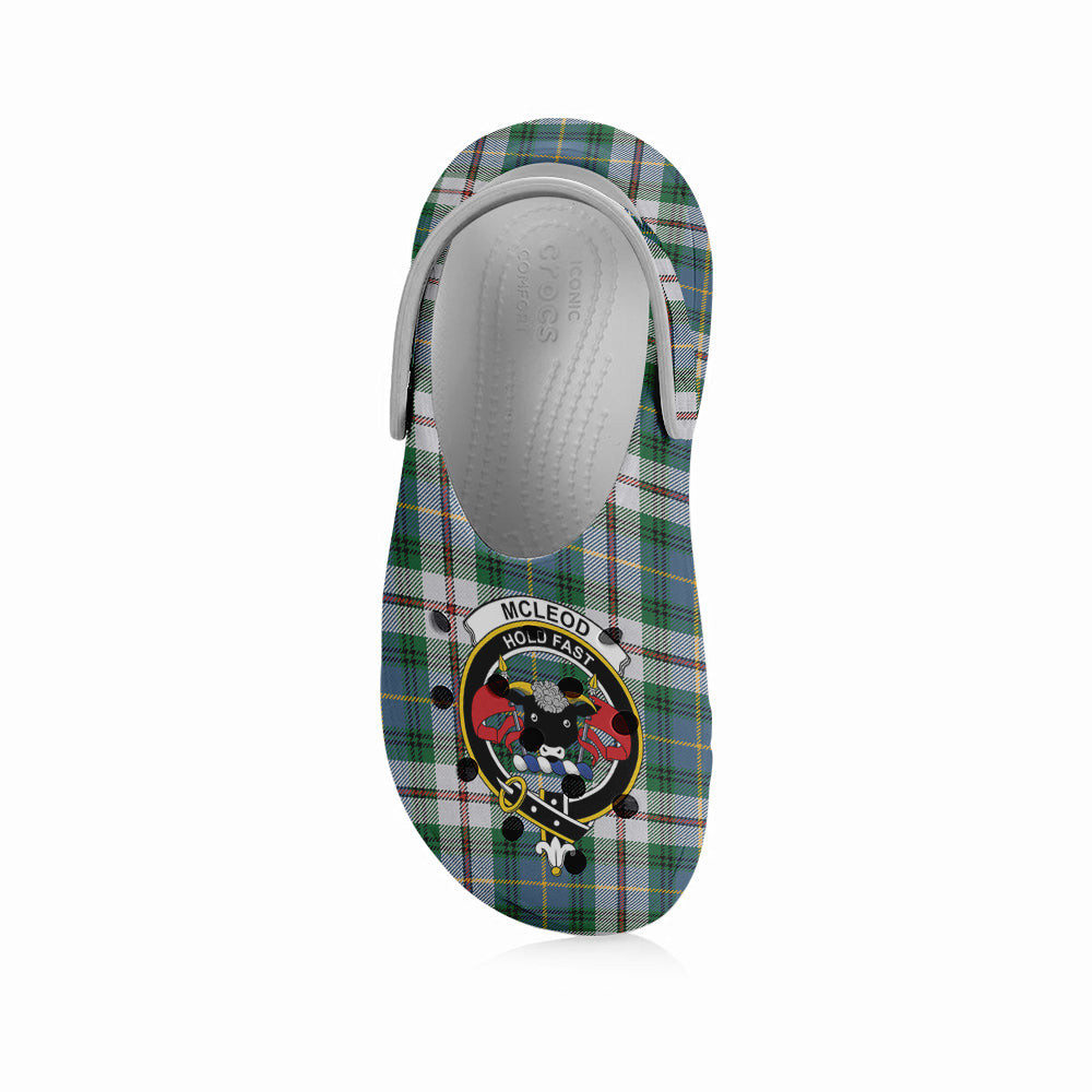 ScotsTee Shop Scottish McLeod Of Californian Ancient Crest Women's Tartan Height Increasing Clogs