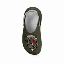 ScotsTee Shop Scottish Mcnaghten Hunting Crest Women's Tartan Height Increasing Clogs