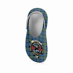 ScotsTee Shop Scottish McLeod of Harris Ancient Crest Women's Tartan Height Increasing Clogs