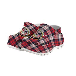 ScotsTee Shop Scottish MacDonald Dress Irish Modern Crest Women's Tartan Height Increasing Clogs