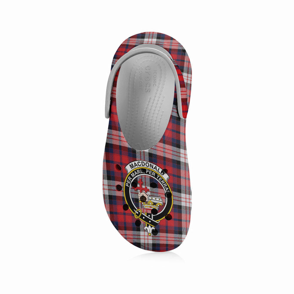 ScotsTee Shop Scottish MacDonald Dress Irish Modern Crest Women's Tartan Height Increasing Clogs