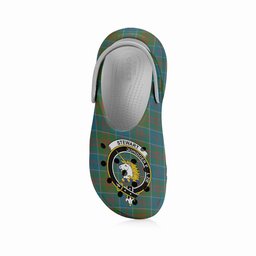 ScotsTee Shop Scottish Stewart of Appin Hunting Ancient Clan Crest Women's Tartan Height Increasing Clogs