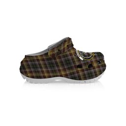 ScotsTee Shop Scottish MacKay of Strathnaver Crest Women's Tartan Height Increasing Clogs