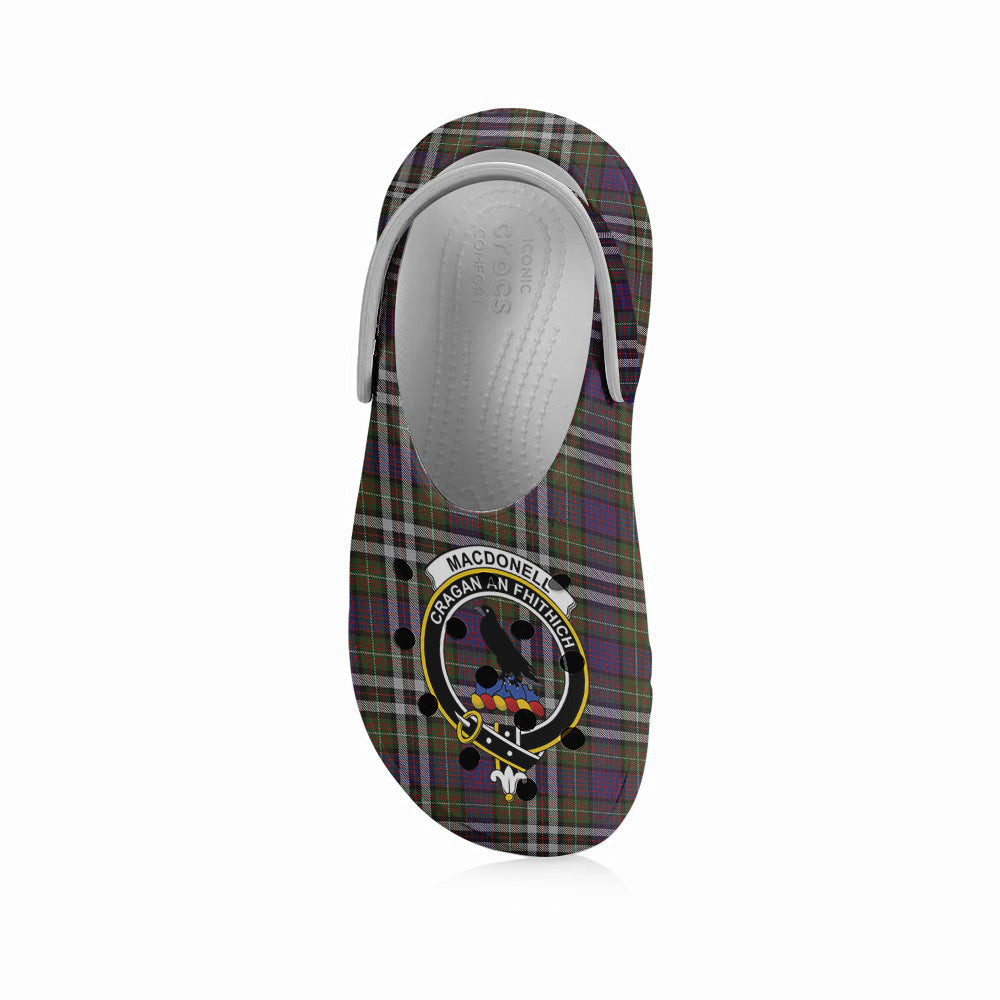 ScotsTee Shop Scottish MacDonell of Glengarry Dress Crest Women's Tartan Height Increasing Clogs