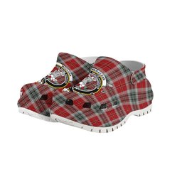 ScotsTee Shop Scottish MacLean of Duart Dress 2 Crest Women's Tartan Height Increasing Clogs