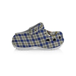 ScotsTee Shop Scottish Livingstone Dress Modern Crest Women's Tartan Height Increasing Clogs