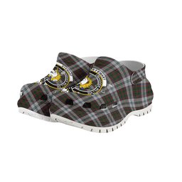 ScotsTee Shop Scottish Stewart of Appin Dress 1 Crest Women's Tartan Height Increasing Clogs