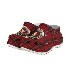 ScotsTee Shop Scottish Stewart of Rothesay 1 Crest Women's Tartan Height Increasing Clogs