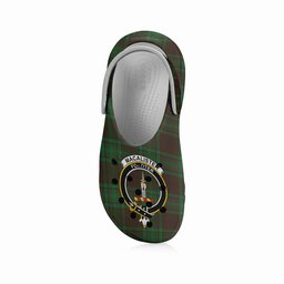 ScotsTee Shop Scottish MacAlister of Glenbarr Hunting Crest Women's Tartan Height Increasing Clogs