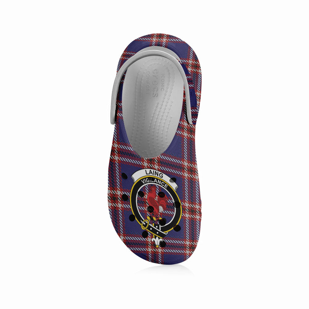ScotsTee Shop Scottish Laing of Archiestown Crest Women's Tartan Height Increasing Clogs